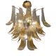 Murano Glass Feather Chandelier 1970’s