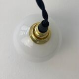 Lot 3 old suspensions in vintage opaline 12 cm