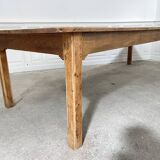 Large fir work table, 1940s