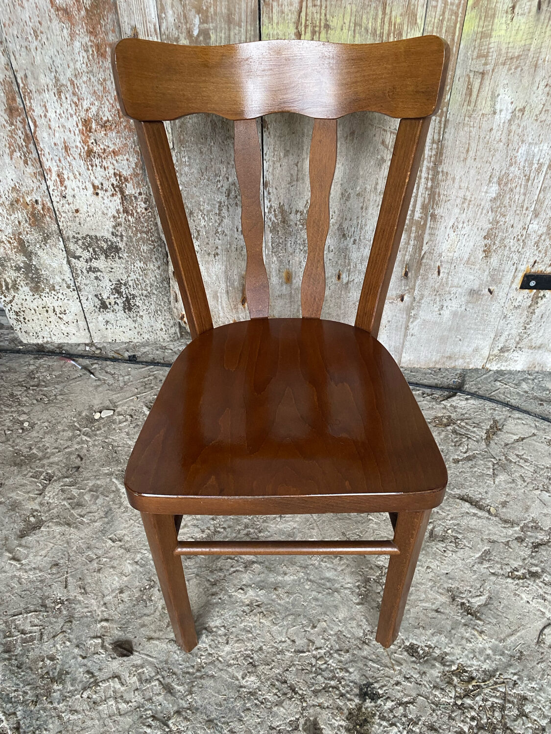 Vintage Children's Chair in Old BAUMANN Bistro Style #D651