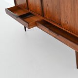 Gunni Omann highboard model 13 in rosewood Omann Jun Denmark 1960