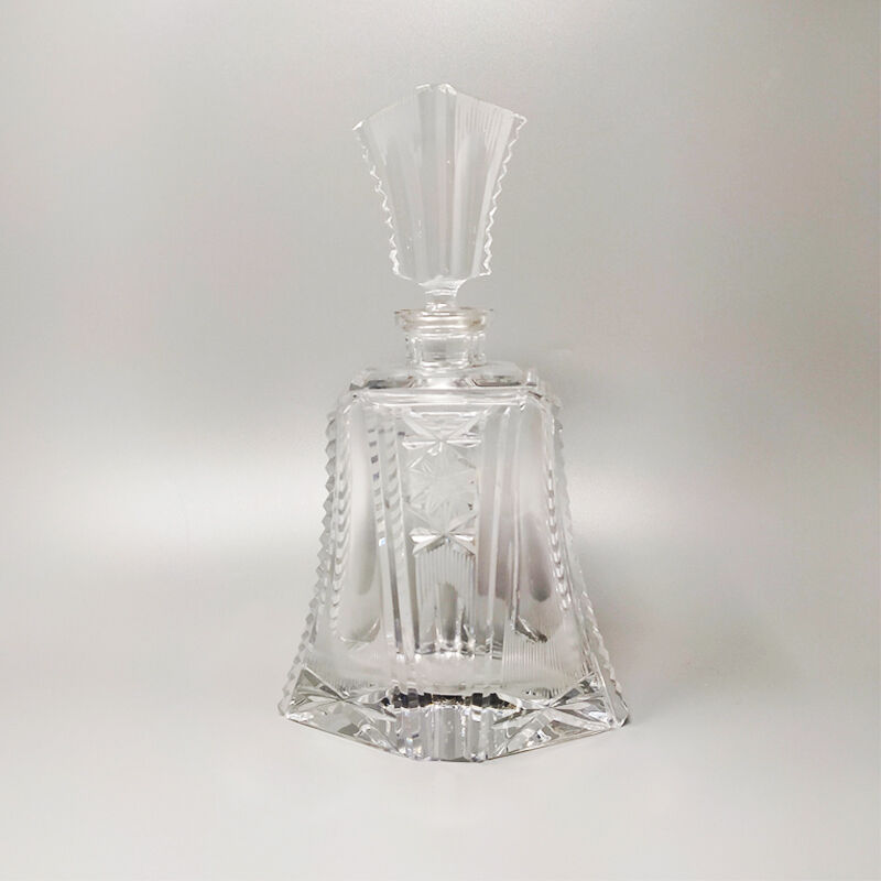 1950 crystal decanter with 6 crystal glasses