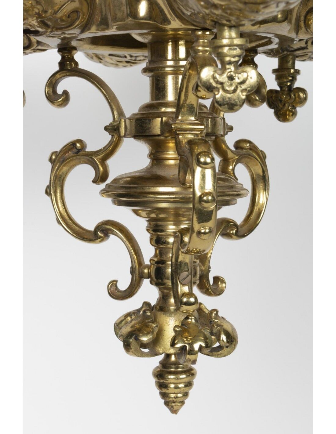 Lustre en bronze doré d'epoque Napoléon III