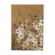 Peinture A4 Fleurs blanches en éveil