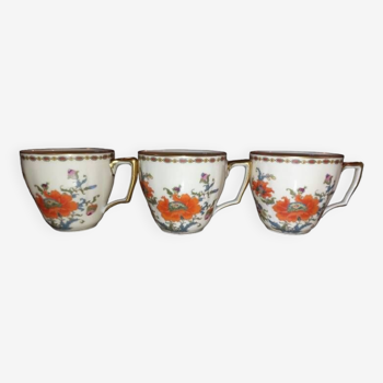 Limoges Reynaud porcelain cups