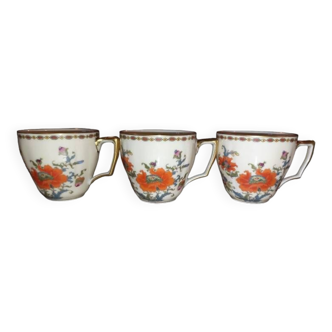 Limoges Reynaud porcelain cups