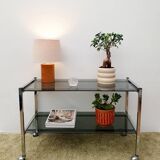 Vintage chrome console