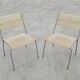 Set of 4 Miss B dining chairs by Tito Agnoli for Bonacina, 1990s.
