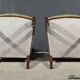 Paire de Fauteuils à Crosses en Acajou, époque Restauration – Début XIXe