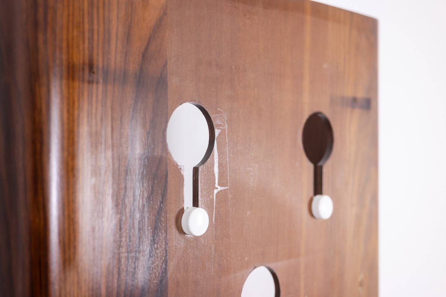 Carlo di Carli. Rosewood veneer coat rack. 1960s.