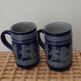 Alsatian beer mugs