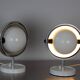 Pair of 2 very rare Moonlight table lamps/duo by Flemming Brylle, 1960s.