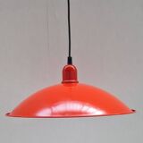 Enamelled sheet metal pendant light