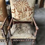 Louis XIII style armchairs