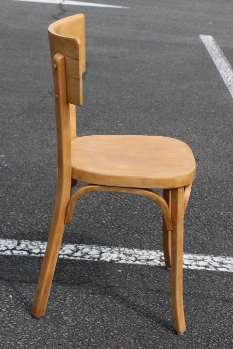 4 chairs Baumann no.24 light beech