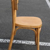 4 chairs Baumann no.24 light beech