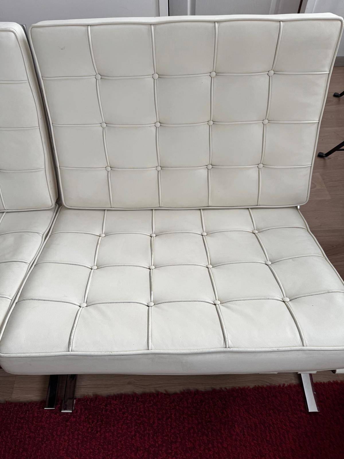 Pair of Barcelona Knoll armchairs