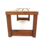 Scandinavian pine bench, Sweden, 1970