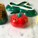 Set of salt shaker / pepper / mustard vintage in slip 70s