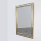 Hollywood Regency Metal Mirror by Deknudt, Belgium 20th Century