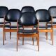 Teak Dining Chairs by Ejvind A. Johansson for Gern Møbelfabrik, Denmark, 1960s, Set of 6