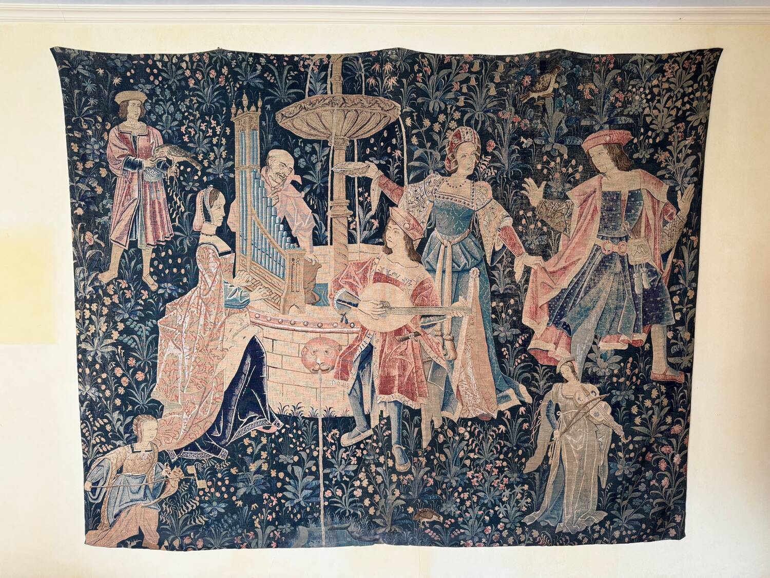 Tapestry “Music Scene”, Rambouillet Art Workshops - P