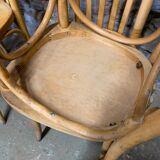 Lot de 6 chaise de bistrot ancienne 1960