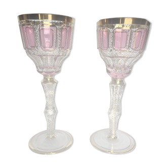 Paire de verres à pied
