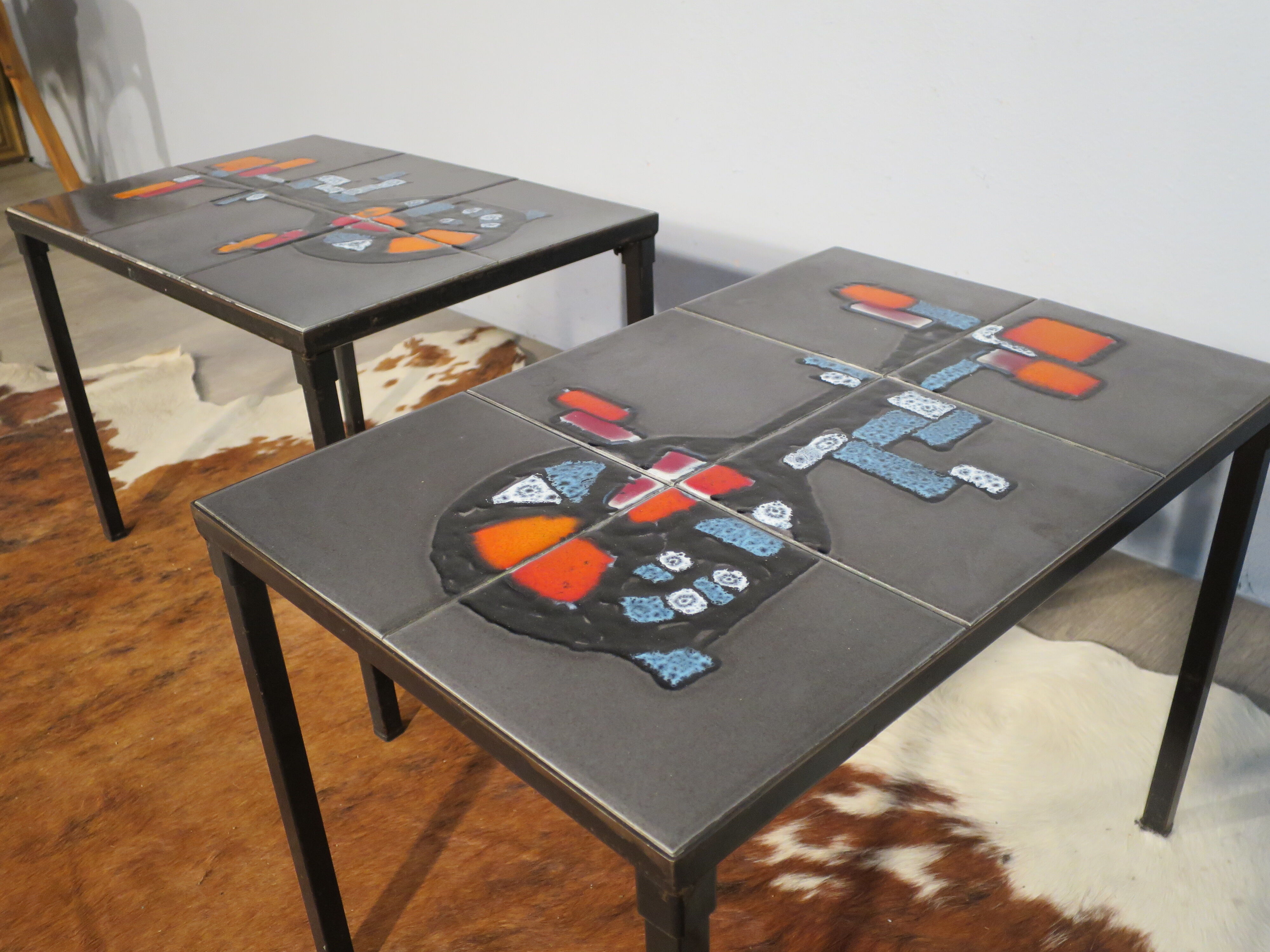 Set of 2 ceramic coffee tables