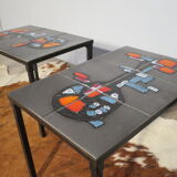 Set of 2 ceramic coffee tables