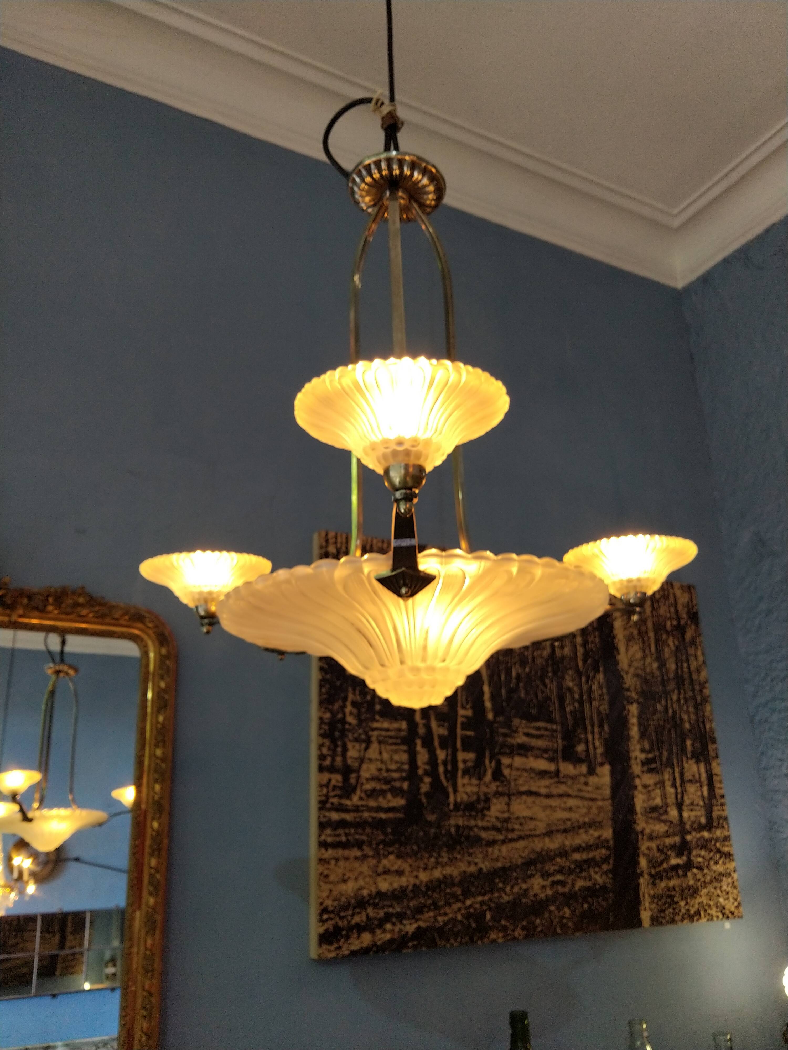 Art deco chandelier