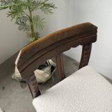 Set of 6 brutalist chairs from the 1940s