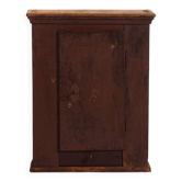 Antique painted pine wardrobe – Central Europe, around 1900