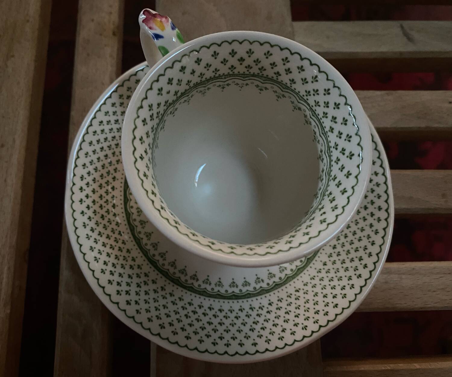 Mason's stamped ironstone mug