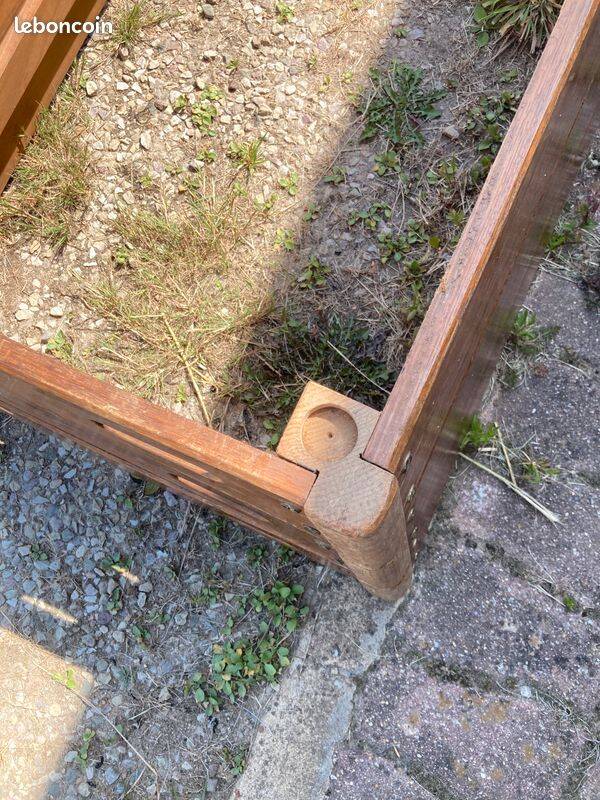 Large vintage wooden chest gymnast plinth