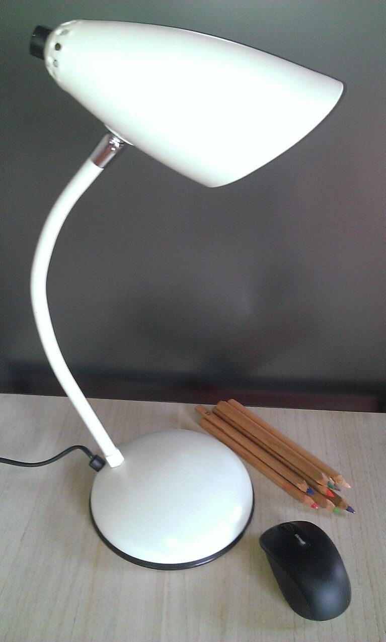 Office lamp metal cream patella