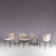 1950s set of 4 dining chairs from the Netherlands
