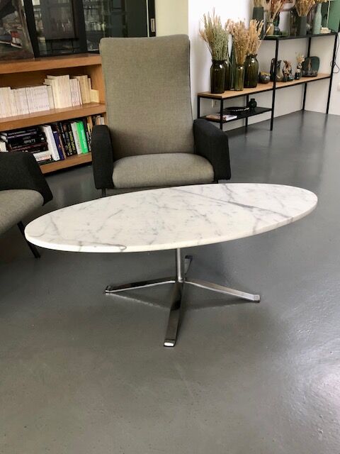 White marble coffee table