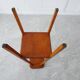 Plant stand made of wood and formica with two shelves, flower column