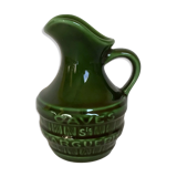 Green pitcher from the Sainte Marguerites desvres cellars
