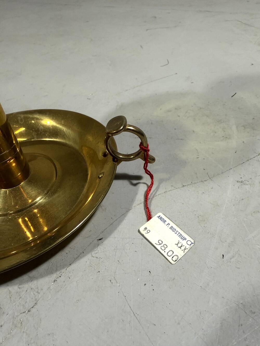Peter Jensen Copenhagen brass candle holders Denmark 1960’s