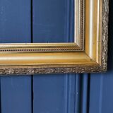 Gild frame nineteenth stucco decor of rinceaux
