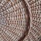 Duo of wicker panniers 70s