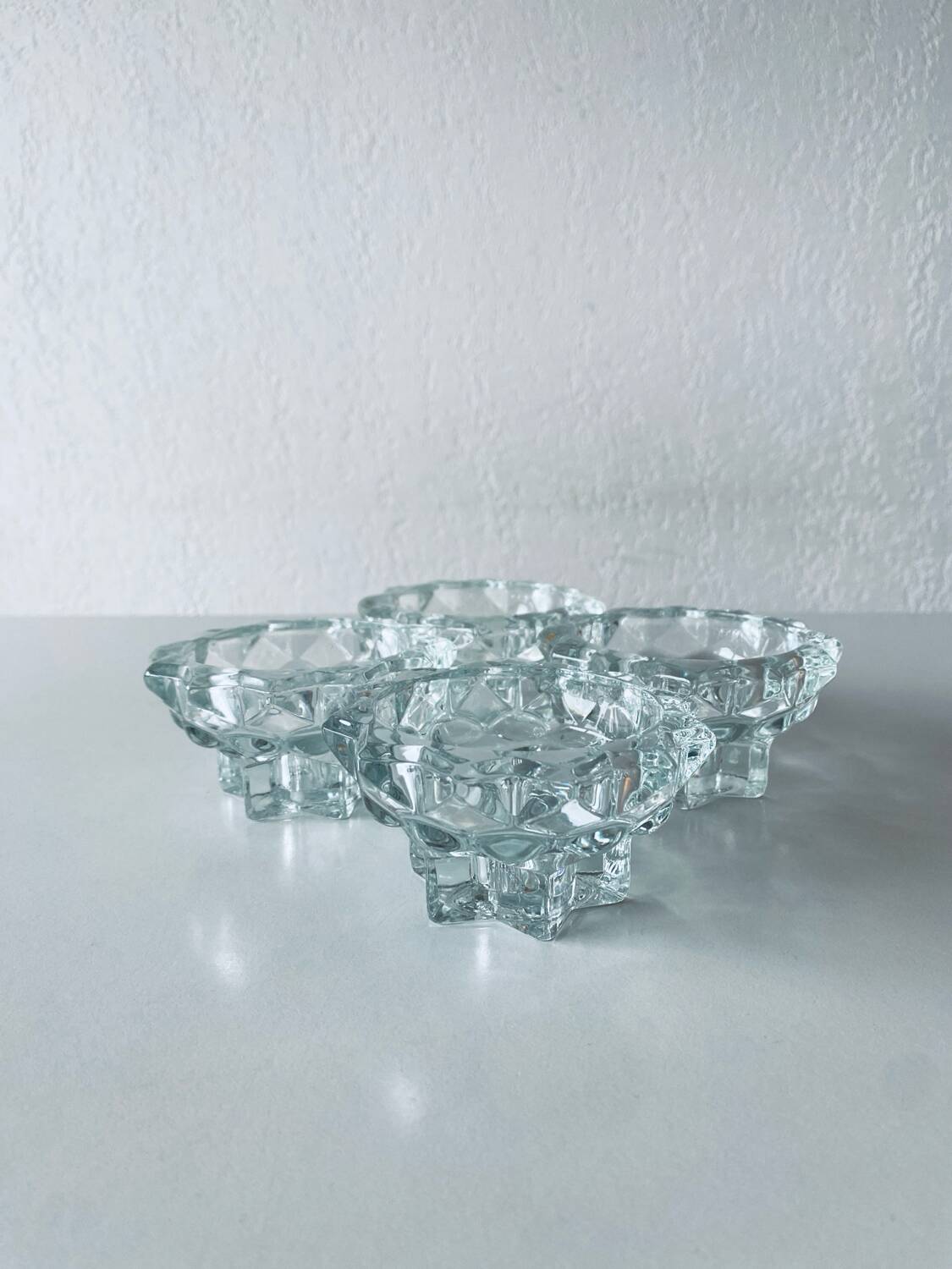 Crystal star candle holder