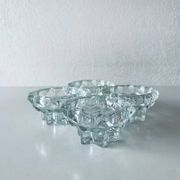 Bougeoir étoilé en cristal