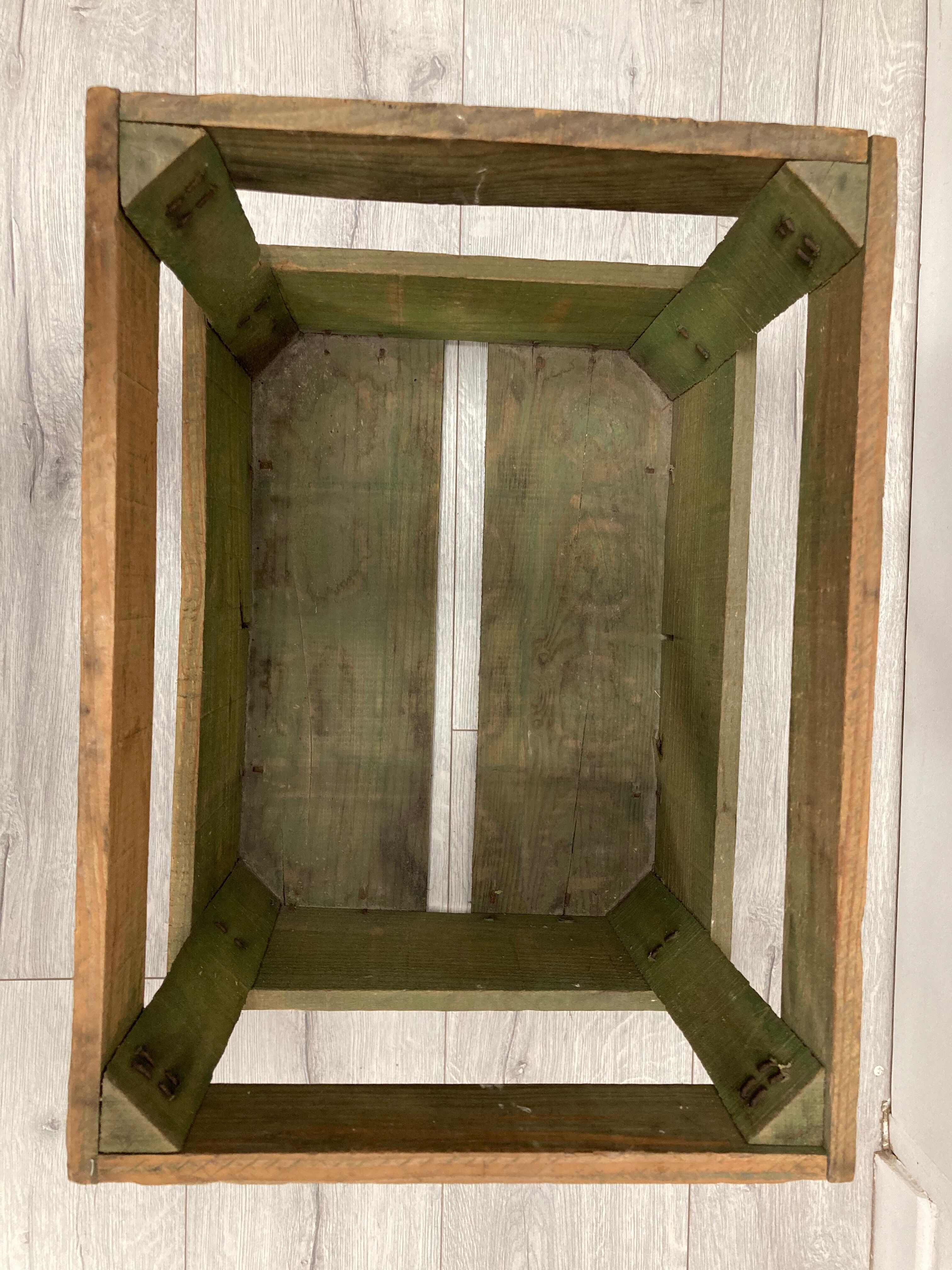 Vintage perrier crate