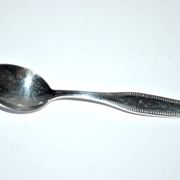 Set of 12 silver-plated mocha coffee spoons Longchamps Strasbourg