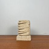 Limestone table lamp, 1960-70