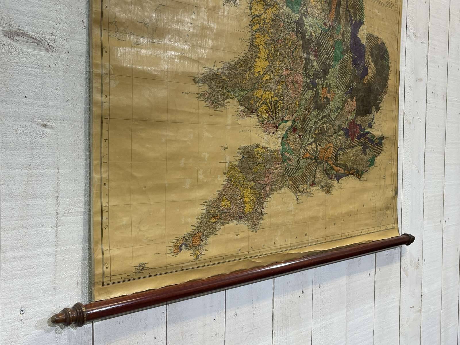 English map from the 1950s