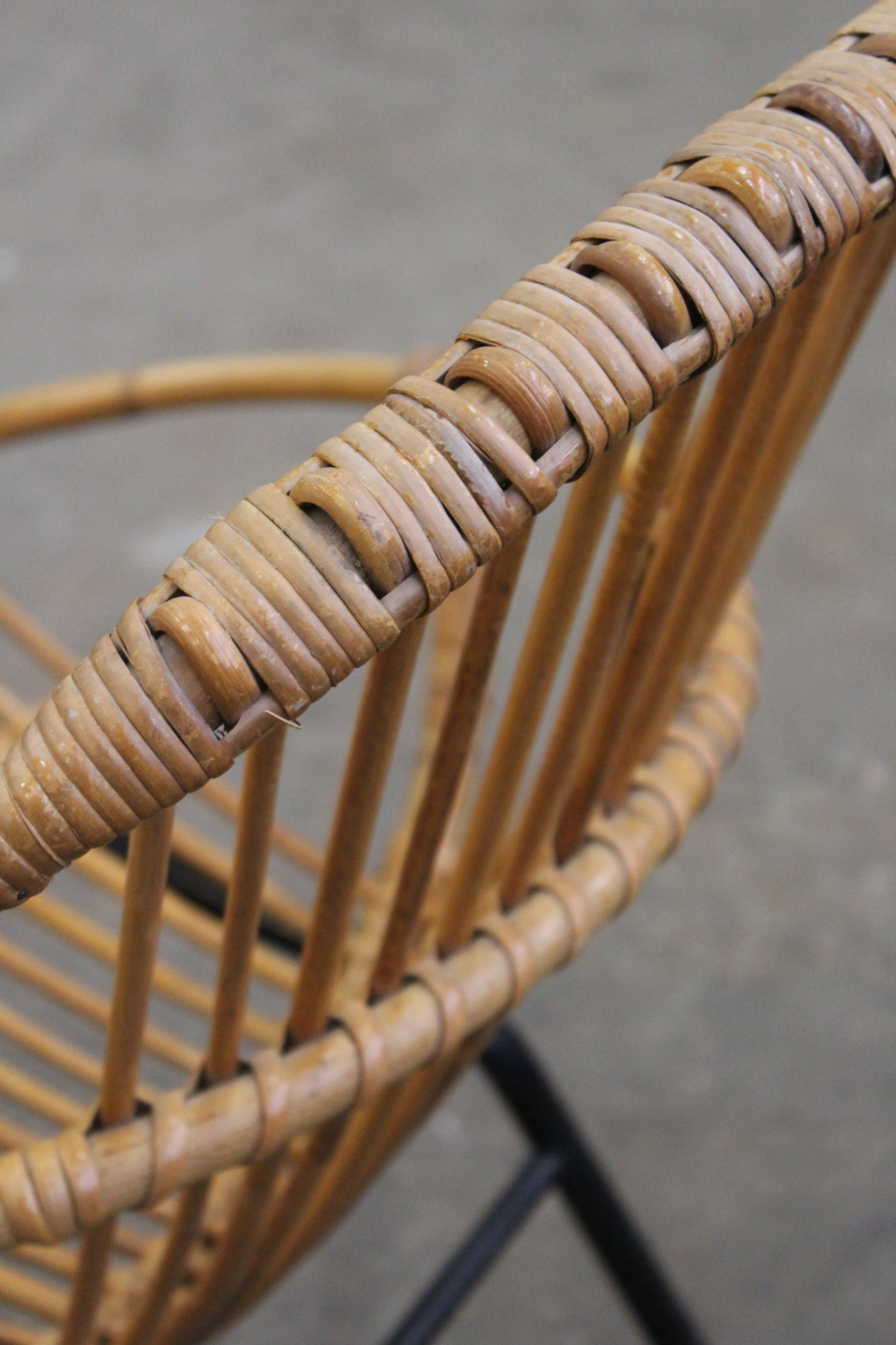 Armchair child vintage rattan Rohe Noordwolde